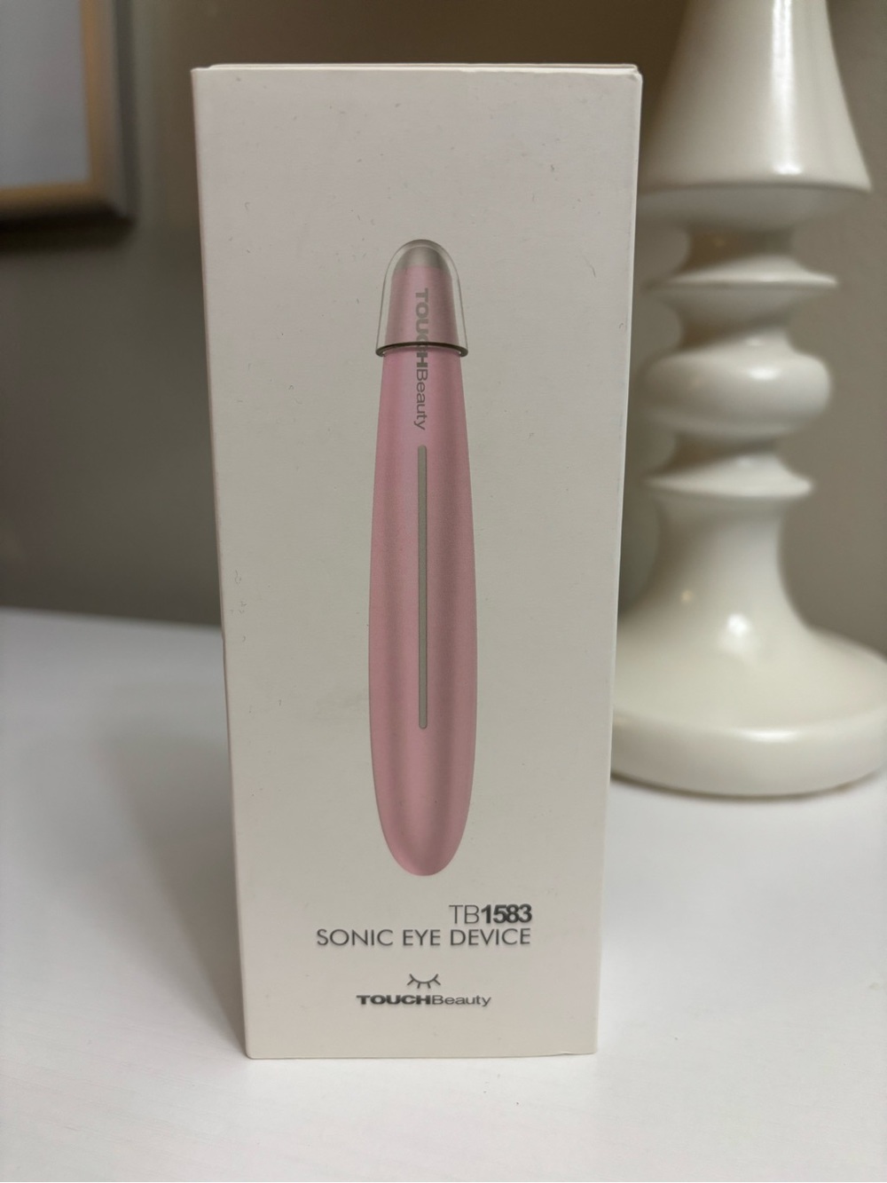 NIB TOUCHBeauty TB1583 Sonic Eye Massager Heated Vibration Eye Device Pink